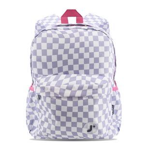 Open Box - JWorld -  Oz 18" School Backpack - Lavender Checkers Lavender